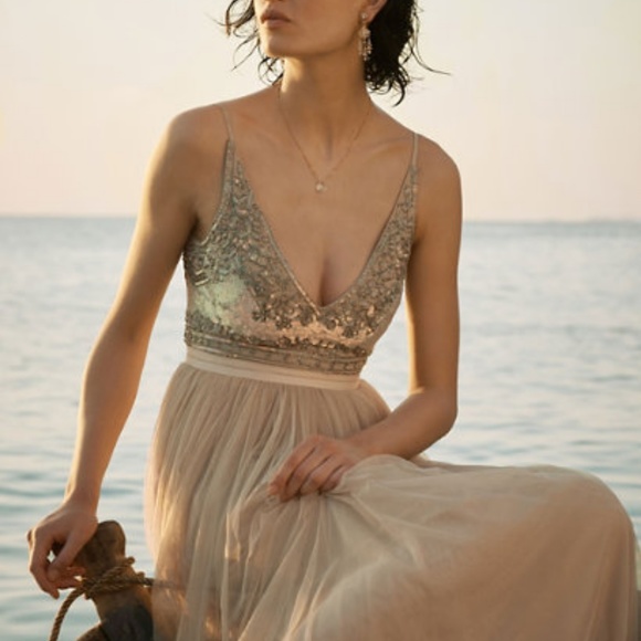 BHLDN Anthropologie Brisa Dress Needle & Thread 12 - Picture 4 of 8